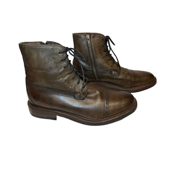 Frye Men's Murray Lace Up Ankle Boots - Size 7 - Picture 1 of 9